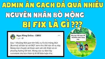 ADMIN Ăn Gạch Đá Từ Phía Game Thủ Vì Fix Bò Mộng Nguyên Nhân Thực Sự Là Gì - Ngọc Rồng Online
