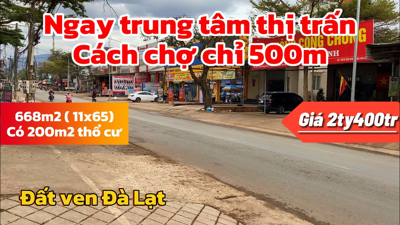 Ngay trung tâm thị Trấn Nam Ban, cách nhựa chỉ 500m,sau lưng trường học .
