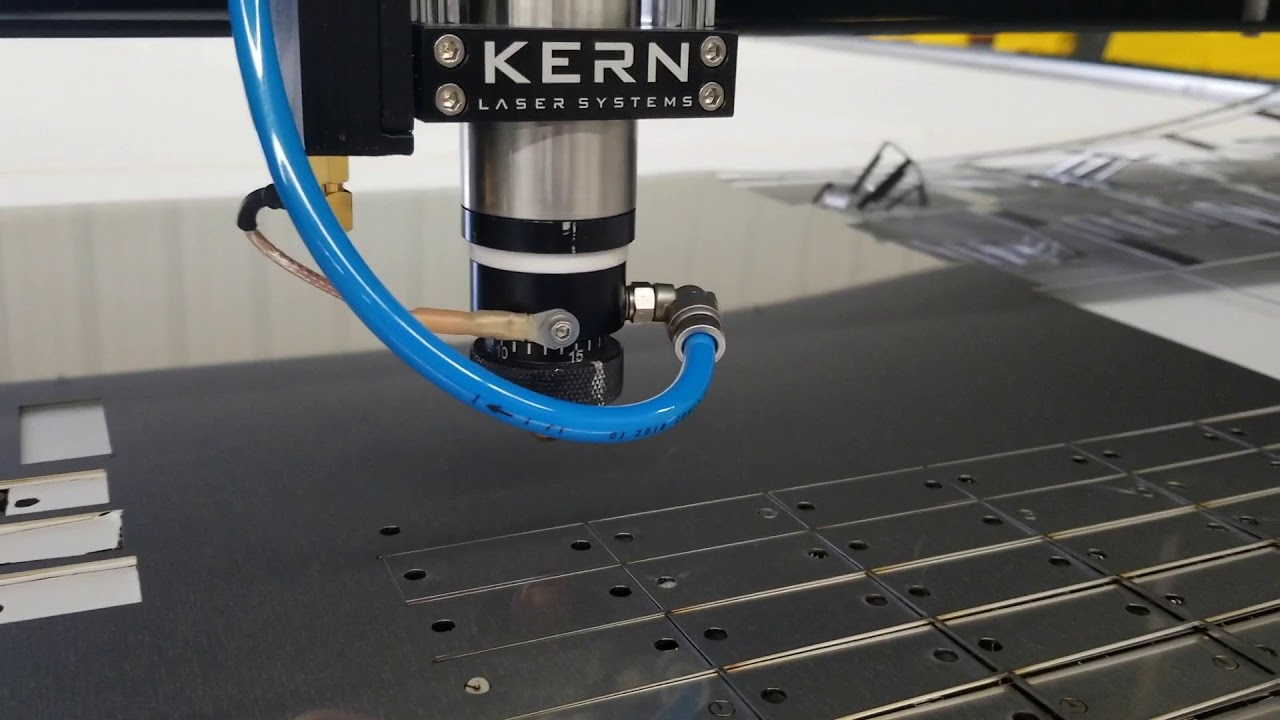 Kern Lasers - Alfex Laser - Stainless Steel Parts - YouTube