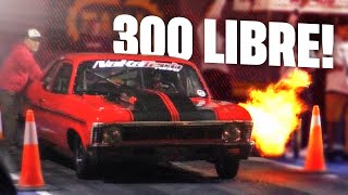 300 LIBRE at Avellaneda's Drag Racing Track: PURE URBAN TC SOUND - 6 and 8 Cylinders!
