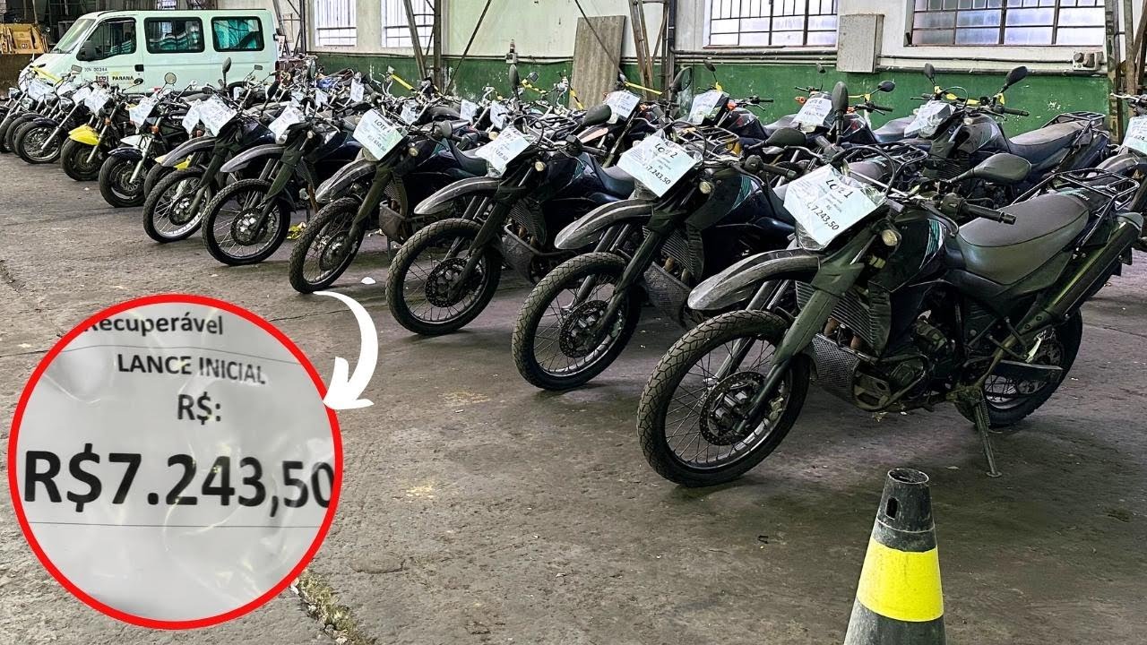 NUNCA VI TANTA XT660R NO LEILÃO DE MOTOS *a partir de 7 mil*