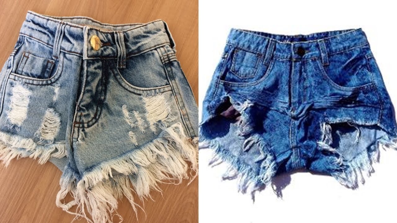 customizar calça em short