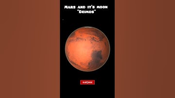 Mars and its Moon Deimos|#shorts#youtubeshorts#solarsystem