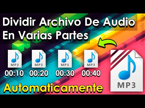 Vídeo: Com Dividir Mp3 En Parts