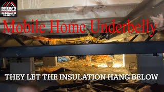 Double Wide Mobile Home Underbelly
