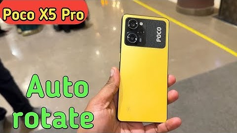 How To Enable Auto Rotate In Poco X5 Pro,Auto Rotate Screen Enable In Poco X5 Pro,
