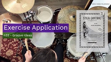How to practice Stick Control - Exercise n33 - Groove Ideas #drums #stickcontrol #groove #drumlab