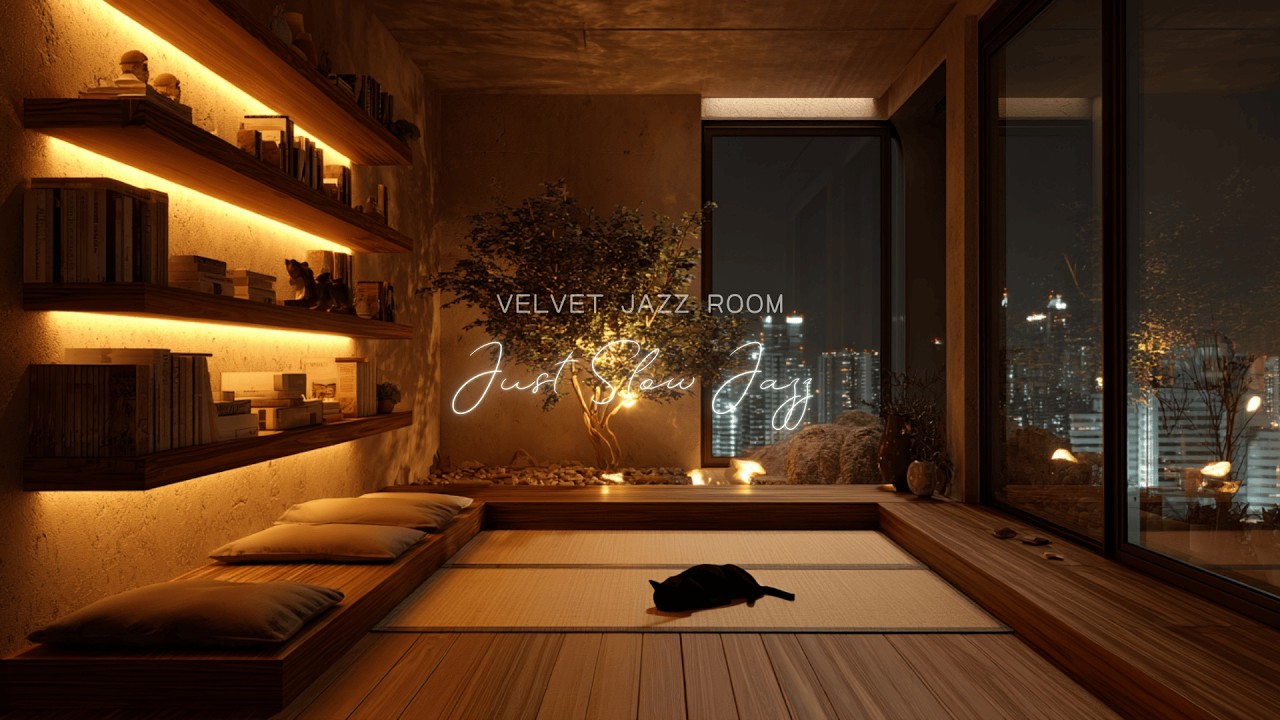 [Playlist] 静かな夜とぬくもりの部屋で聴く｜Warm Nordic Jazz in a Snowy Café | Deep Relax Night BGM