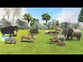 PREHISTORIC MAMMALS VS EVERY FACTION - Animal Revolt Battle Simulator
