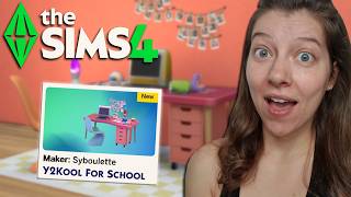 The Sims 4 Marketplace Y2Kool For School by Syboulette Maker Pack Review | OhcluckGames