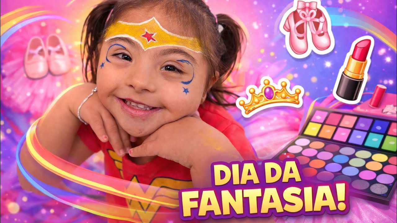 Arrume-se com a Vih para o dia da fantasia! 🩰❤️🥰