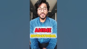 WHO IS BEST MOTIVATIONAL ANIME SERIES? #shorts #anime
