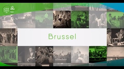 Efficy CRM Days Brussel 2019 (Dutch version)