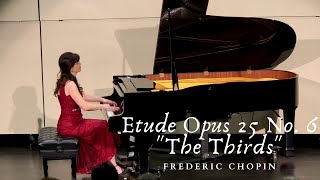 Frederic Chopin, Etude Opus 25 No. 6 "The Thirds"
