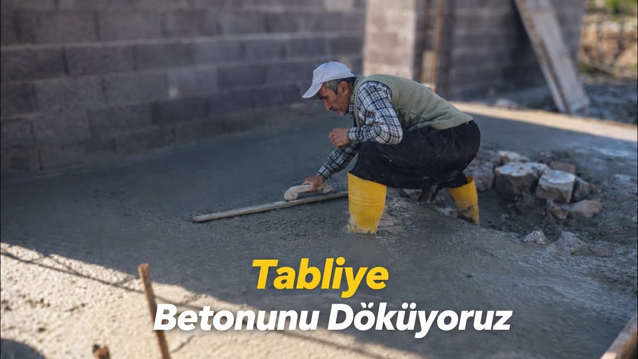Köy Evi Yapımında Tuvalet & Banyo Zemin Betonunu Döktük!