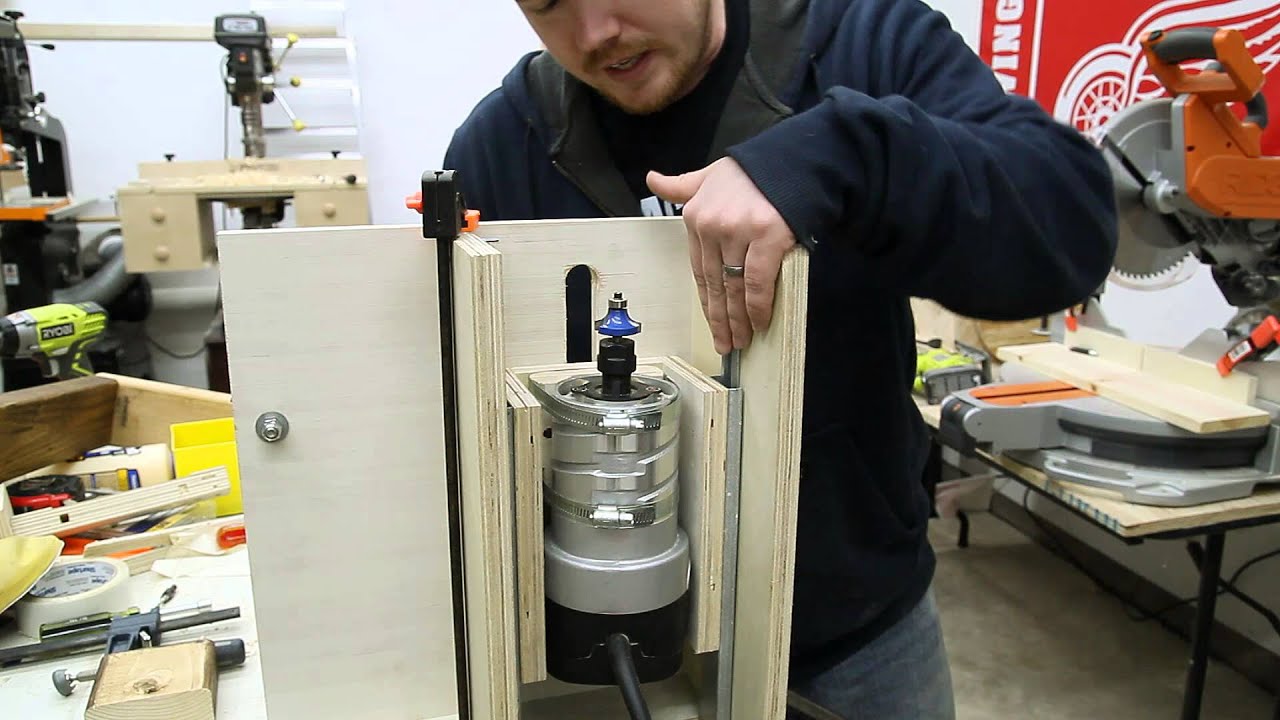 router lift and miter saw station concepts - youtube