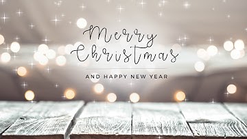 Christmas Warm Bokeh Background / GIF like animation