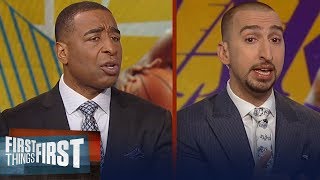 Nick and Cris react to KD's comments about LeBron's 'toxic' environment | NBA | FIRST THINGS FIRST