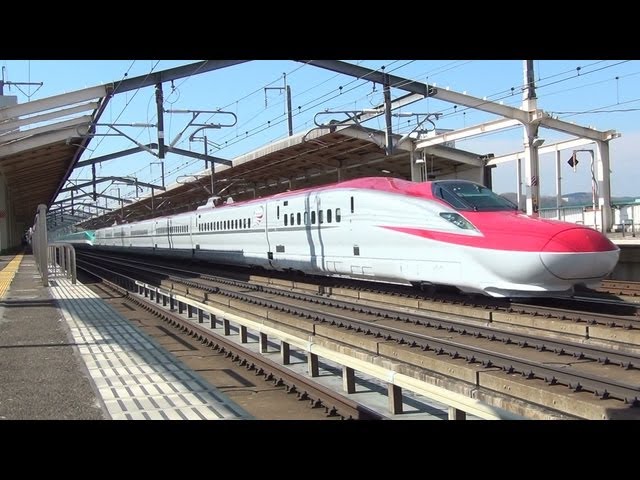 E6系スーパーこまちデビュー】 東北新幹線 高速通過集 【JAPAN RED