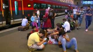 Des Milliers De Réfugiés Bloqués En Gare De Budapest