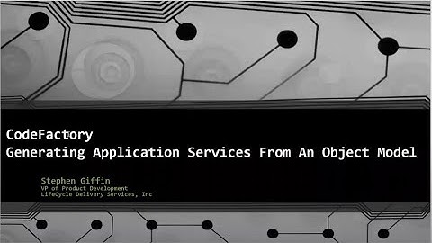 SEVDNN User Group Presentation 1-6-22 (CodeFactory for Visual Studio)