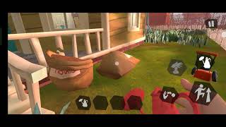 playing hello neighbor alpha 4 in my mobile