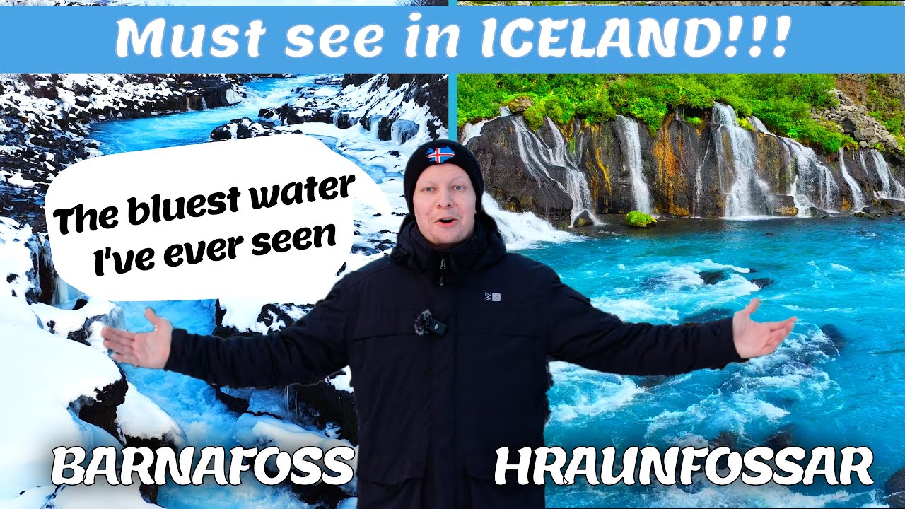 Hraunfossar and Barnafoss Waterfalls / Gems of Iceland Ring Road — Hraunfossar and Barnafoss — video poster