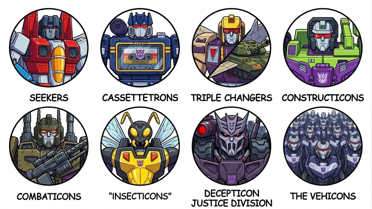 Every Decepticon Sub-Faction in Transformers Explained (Part 1) - YouTube