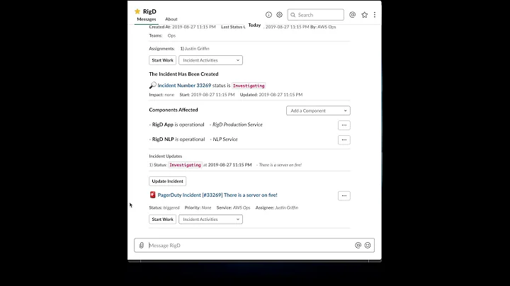 Create PagerDuty-StatusPage Incidents Flow