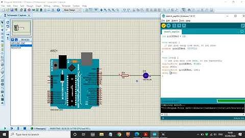 Lampu LED Berkedip Dengan Arduino Pada Proteus || PROGRAM LED BLINK ARDUINO UNO IN PROTEUS