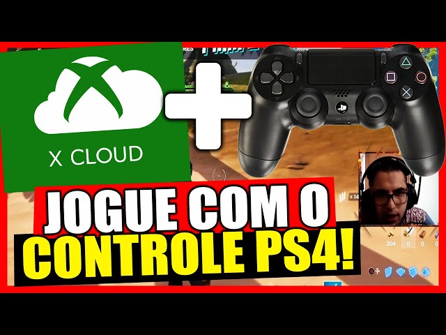 CONTROLE DE PS4 NO PC VIA CABO FUNCIONA NA XCLOUD? TESTANDO NO APP WINDOWS  E NAVEGADOR 