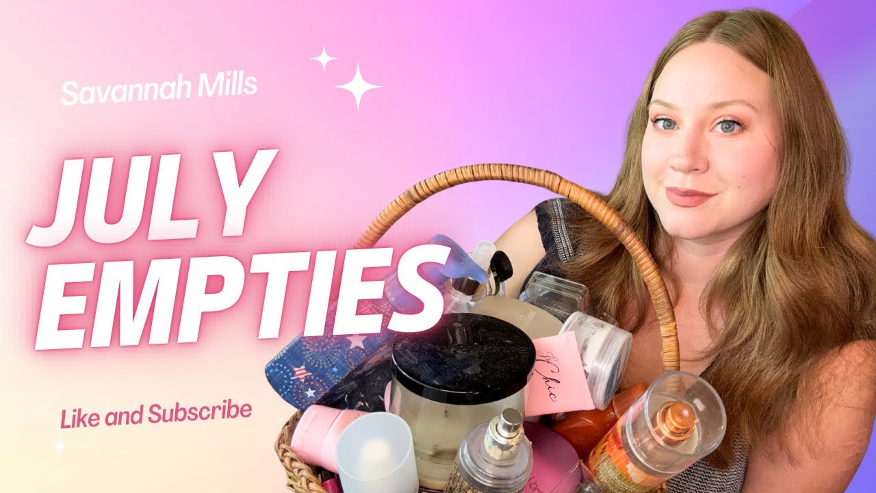 HUGE July Empties!! lots of body care!! mostly bath and body works 