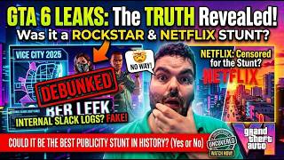Official GTA 6 Reveal vs. The Leak - They dont match #grandtheftauto6 #netflix #playstation