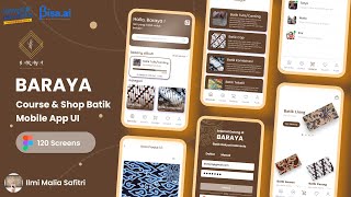 BARAYA (Batik Rakyat Indonesia) - Mobile App UI screenshot 5