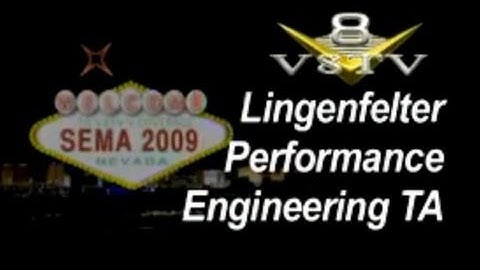 SEMA 2009 Video Coverage: Lingenfelter TA Concept Car V8TV