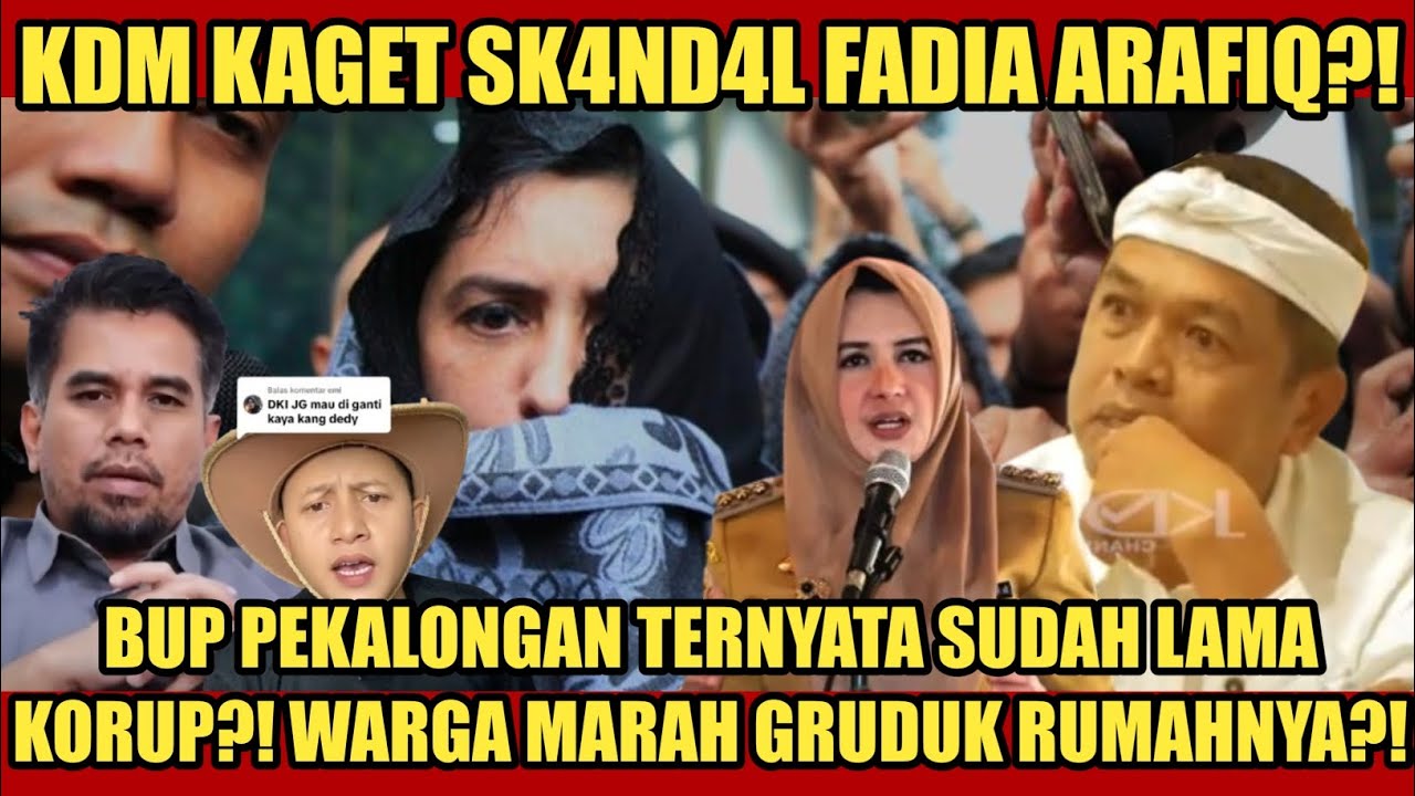 KDM KAGET SK4ND4L BUP PEKALONGAN B0C0R?! TERNYATA SUDAH LAMA KORUP?! WARGA MARAH GRUDUK RUMAHNYA?!