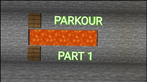 Building a Parkour course In Minecraft (Part 1)