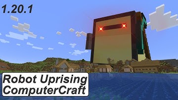 Robot Uprising in Minecraft! | ComputerCraft | Automated Strip-Mine