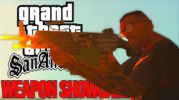 GTA San Andreas - ALL Modded Weapons Showcase (Added Weapons)