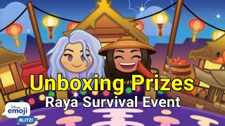 Raya Survival Event Prizes (06/2022) - Disney Emoji Blitz