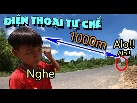 Anh Ba Phải | Chế Tạo Điện Thoại Bằng Phế Liệu Ve Chai – Quay Về Tuổi Thơ | Telephone Manufacturing