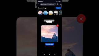 Simple Random Image Generator with Refresh &amp; Download Feature 🚀 | HTML CSS JS + Node.js Full-Stack