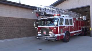 Aurora Colorado Fire Station #14 - Live Response to Emergency 911 Call