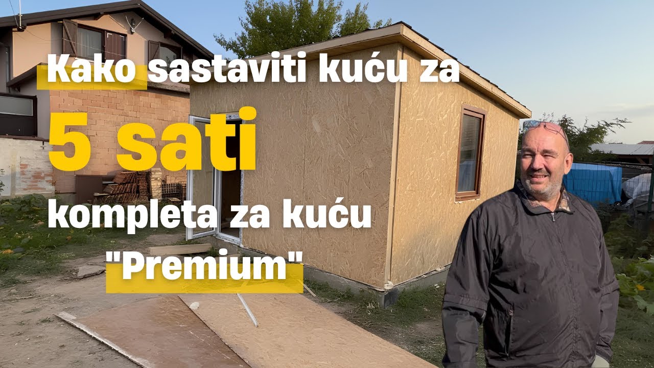Kuća koja se sklapa kao konstruktor! Pregled kućnog kompleta „Premium“