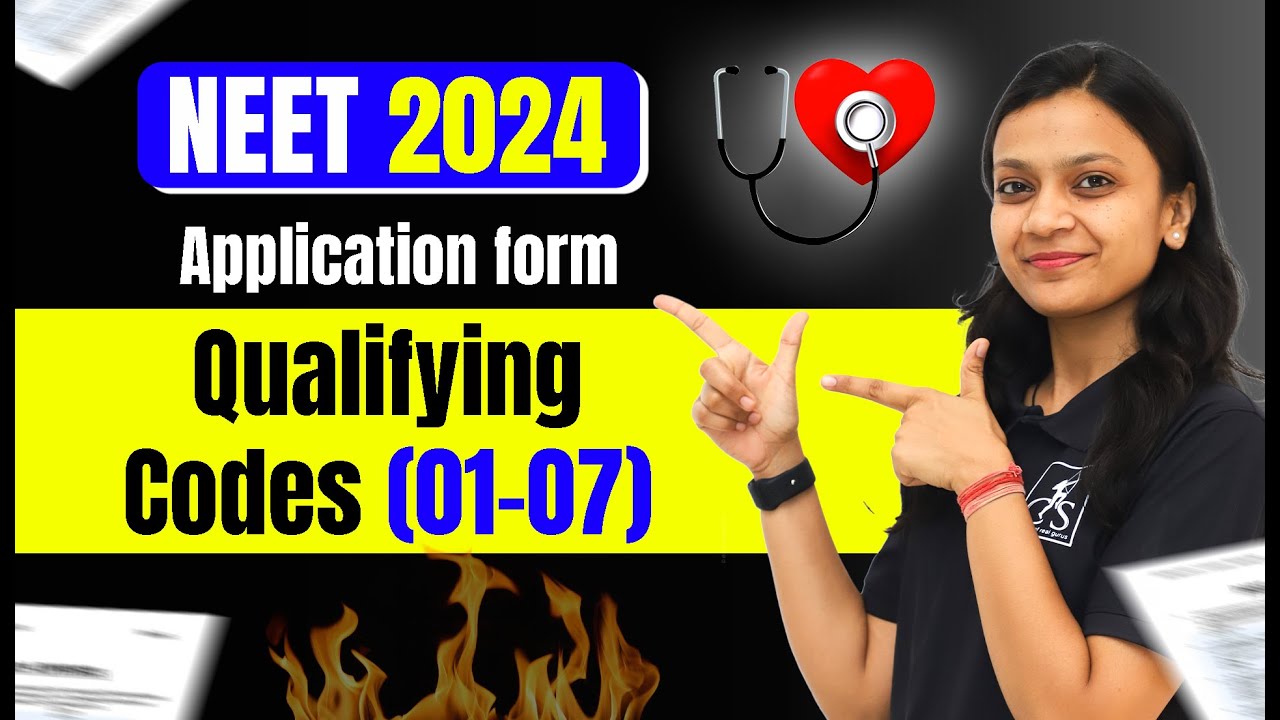 NEET 2024 qualifying codes | How to select code 01-07 in NEET ...