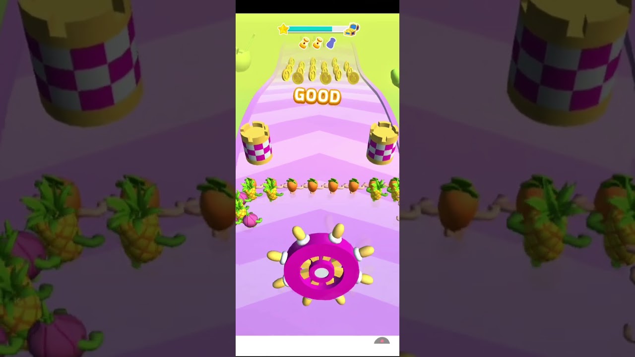 "Fruit Rush Run 🍉 Full Walkthrough Gameplay | Mobile Game Fun" 