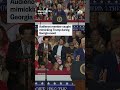 Audience member caught mimicking Trump in Georgia