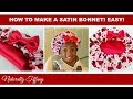 How to make a satin bonnet! | Kids Natural Hair Care