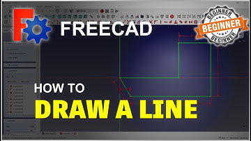 FreeCAD How To Draw A Line Tutorial