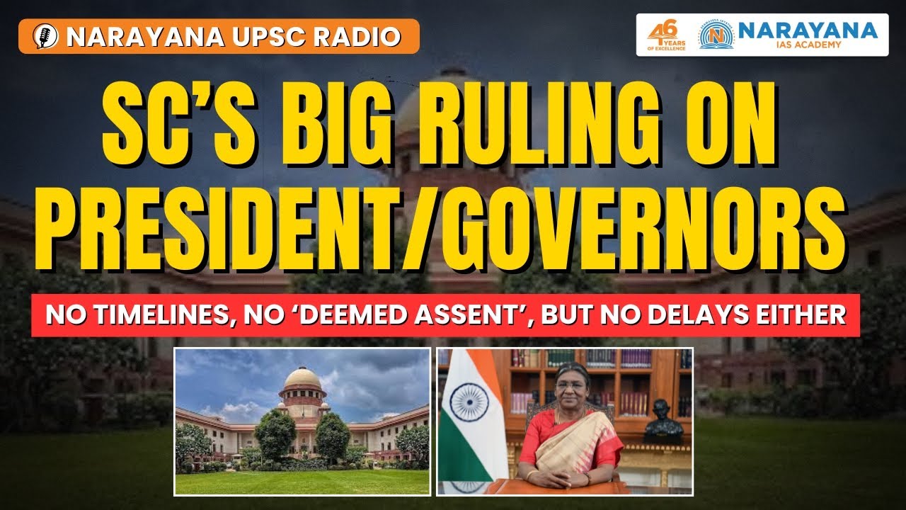 SC’s Big Ruling on Governors! No Timelines, No ‘Deemed Assent’, But No Delays Either